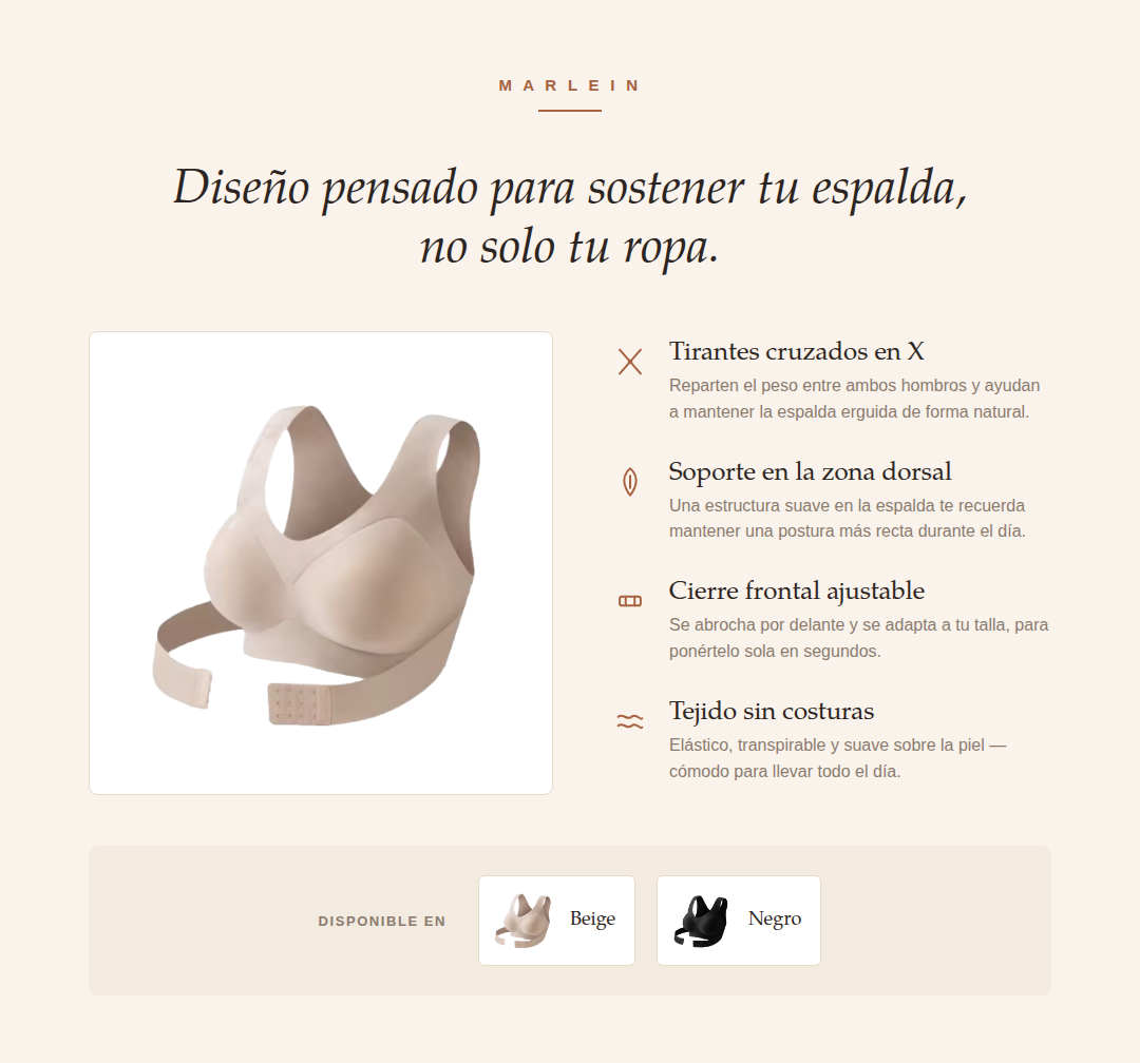 Sujetador Corrector de Postura